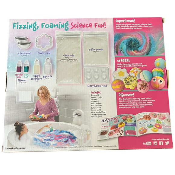 Spa Lab Bath Bombs Kit - Make Bath Bombs - STEM Science Open Box Brand NEW - Picture 3 of 9